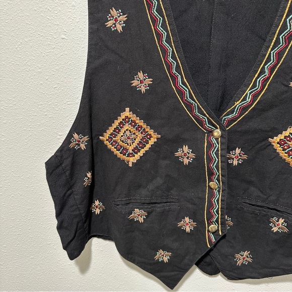 Vintage Sudden Impact Western-Inspired Vest - Picture 5 of 8